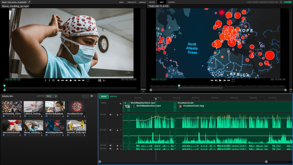 Timeline Editing Mode